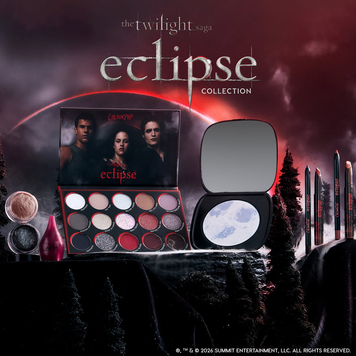 The Twilight Saga Eclipse X ColourPop